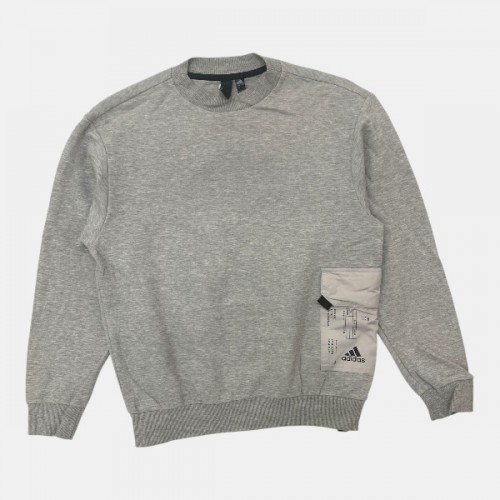 Adidas Utility Pocket Γκρι Φούτερ / Pre Owned
